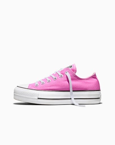 Chuck Taylor All Star Lift Platform Canvas Shocking Orchid Pink/White/Black, Inner Side View