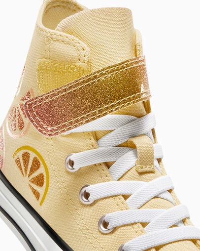 Chuck Taylor All Star Easy On Citrus Like Butter Yellow/Donut Glaze/White, Detail Angle View