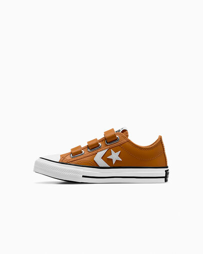 Star Player 76 Leather Easy-On Gingersnap/Vintage White/Black, Inner Side View