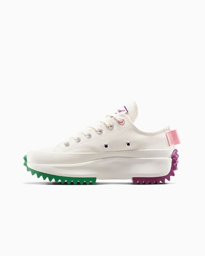 Run Star Hike Platform Color Pop Egret/Lt Jellyfish Jitter Pink/Green, Inner Side View