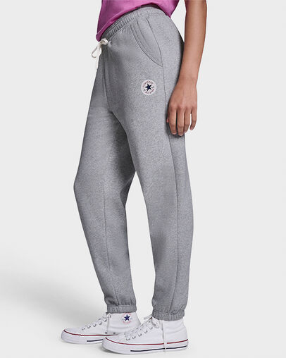 Retro Chuck Taylor Patch Joggers Vintage Grey Heather, Back View