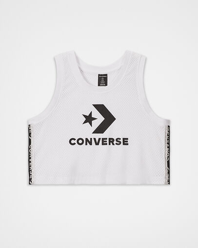 Stripe Track Mid White