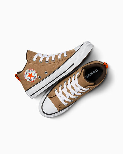 Chuck Taylor All Star Malden Street Hot Tea/Orange/White, Angled View