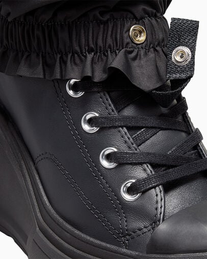 Converse x Martine Ali Chuck 70 De Luxe Wedge Black/Black/Black, Detail Angle View