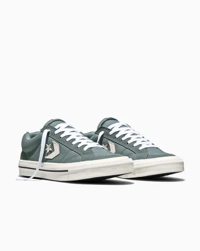 Converse Sport Casual Mineral Brew Grey/White/Black, Top and Side View