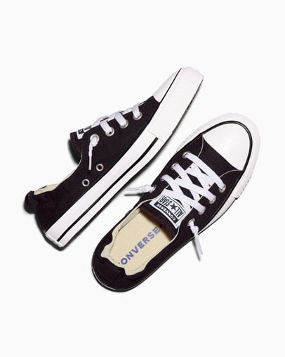 Chuck Taylor All Star Shoreline Canvas Black, Angled View