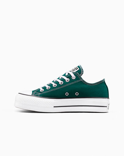 Chuck Taylor All Star Lift Platform Canvas Jaded Teal/White/Black, Inner Side View