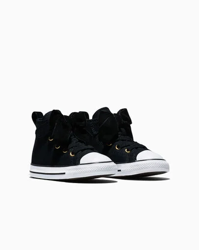 Chuck Taylor All Star Easy-On Velvet Bows Black/White/Petal Pit