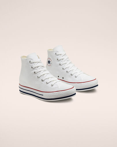 Everyday Platform Chuck Taylor All Star White/Midnght Navy/Garnet