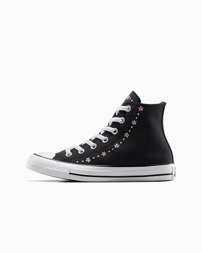 Chuck Taylor All Star Petite Petals Total Eclipse/White, Inner Side View