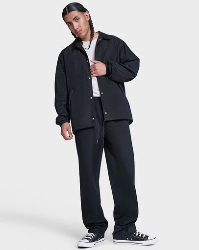 Andover Coach Jacket Black, Full Body View