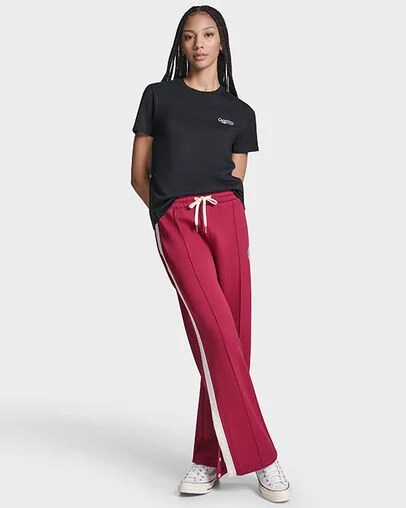 Winged Chucks T-Shirt Black, Front View