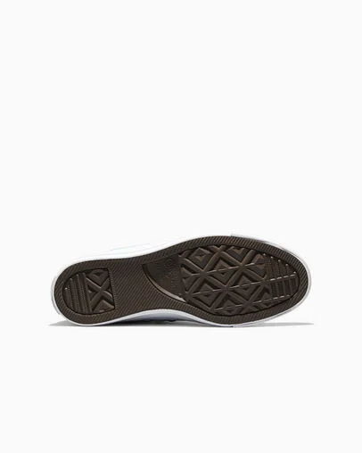 Chuck Taylor All Star Embroidered Citrus Rained Out Blue/Dandy Lion Yellow/White, Outsole View