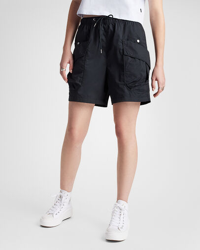 Cargo Shorts Converse Black, Front View