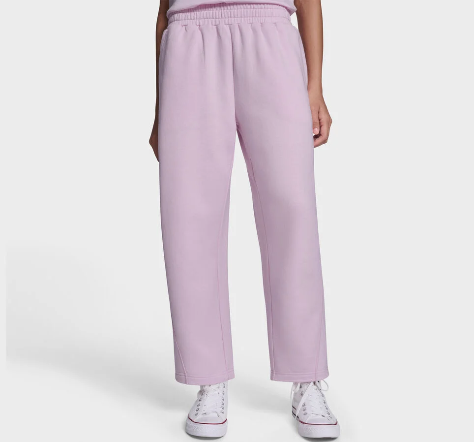 Barrel Leg Sweatpants New Found Bloom Pink