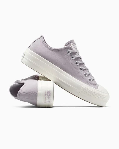 Chuck Taylor All Star Lift Platform Colorful Suede Frozen Thistle/Frozen Thistle, Detail Angle View