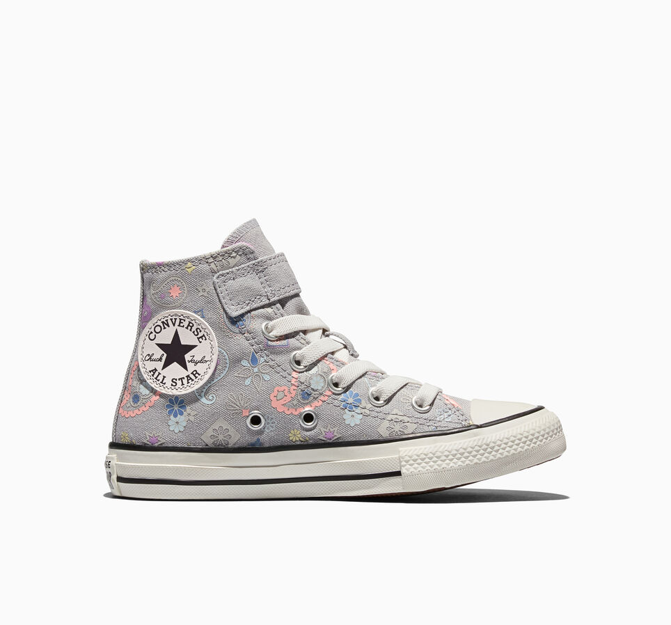 Chuck Taylor All Star Easy-On Paisley Pop Grey Area/Xoxo Pink/White