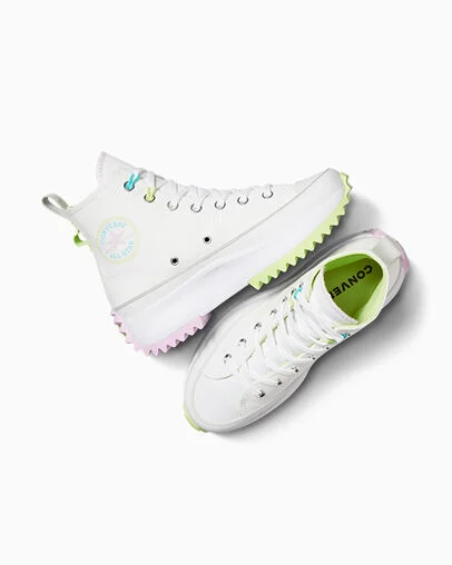 Run Star Hike Platform Utility Pop White/Citron This/Fossilized, Angled View