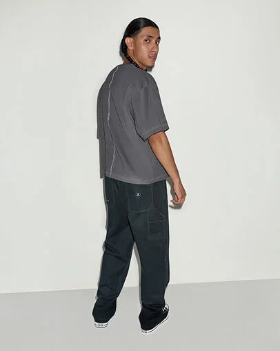 Star Patch Pocket Relaxed Short-Sleeve T-Shirt Dark Matter