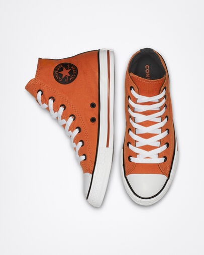 Chuck Taylor All Star Seasonal Color High Top Campfire Orange/Black/White