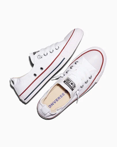 Chuck Taylor All Star Shoreline Canvas White, Angled View