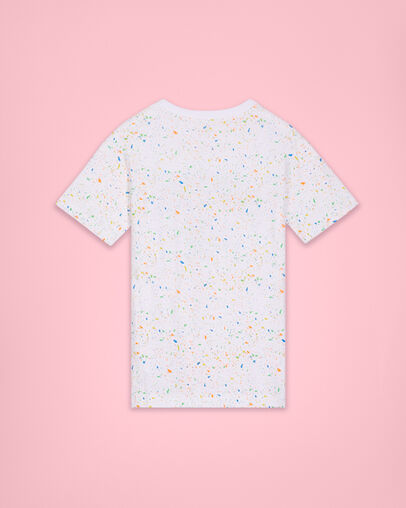Printed Splatter White