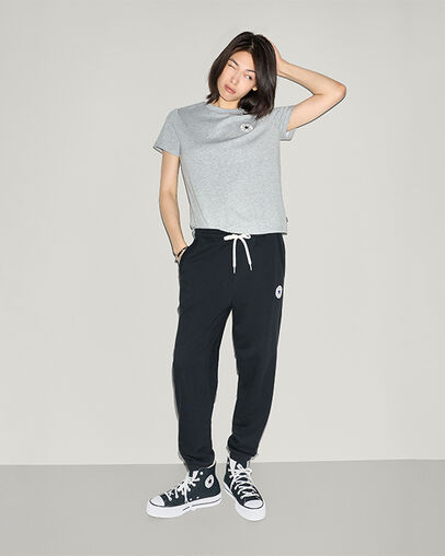 Retro Chuck Taylor Patch Joggers Converse Black, Detail View