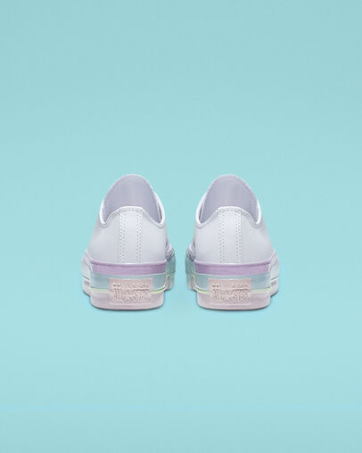 Intergalactic Fade Chuck Taylor All Star Platform White/Lilac Mist/Polar Blue