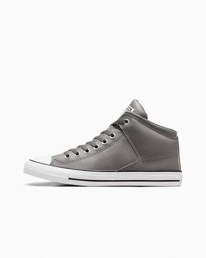 Chuck Taylor All Star High Street Faux-Leather Sharkskin/Sharkskin/White, Inner Side View
