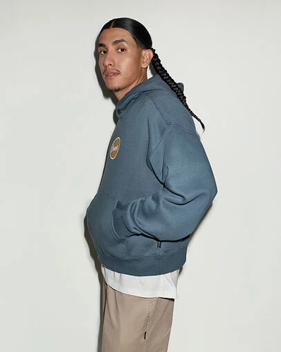 Converse Garage Full-Zip Fleece Hoodie Wrought With Iron, Back View