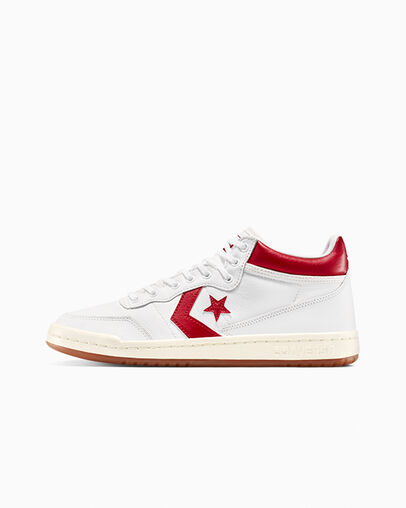 CONS Fastbreak Pro Leather & Metallic White/Red/Egret, Inner Side View