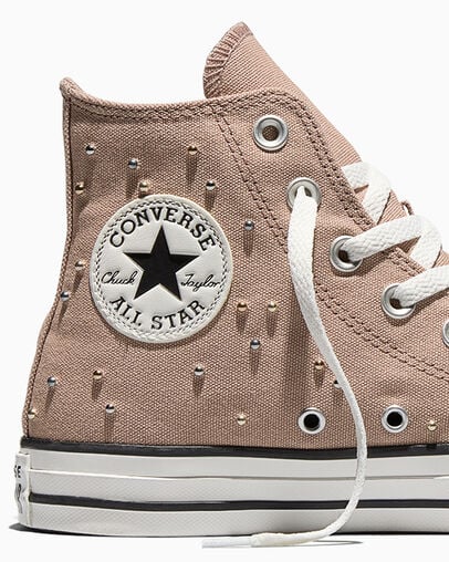 Chuck Taylor All Star Mini Studs Dried Earth Brown/Vintage White/Black