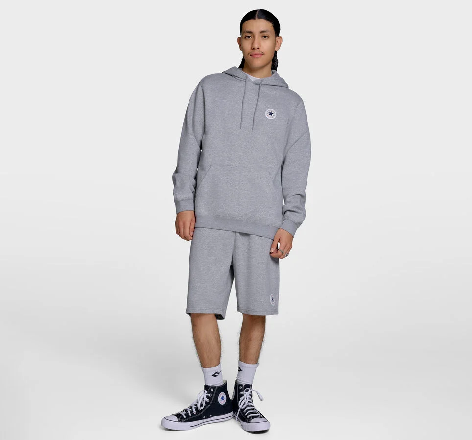 Chuck Taylor All Star Patch Hoodie Vintage Grey Heather