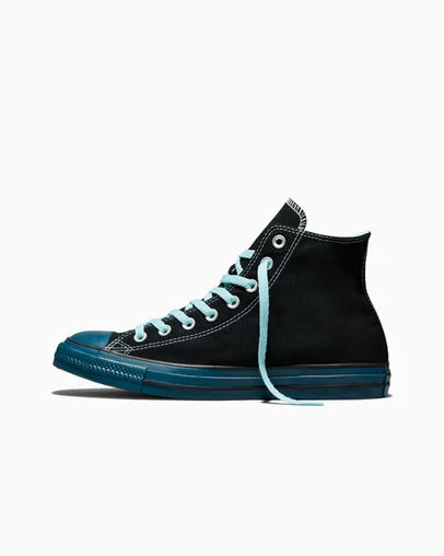 Chuck Taylor Color Pop Black/Murky Waters Blue/Rained Out Blue, Inner Side View