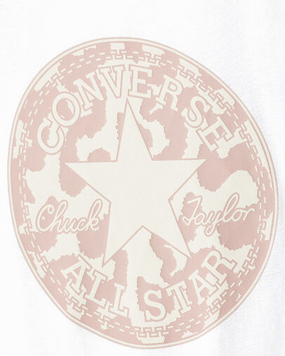 Leopard Long-Sleeve T-Shirt White, Full Body View