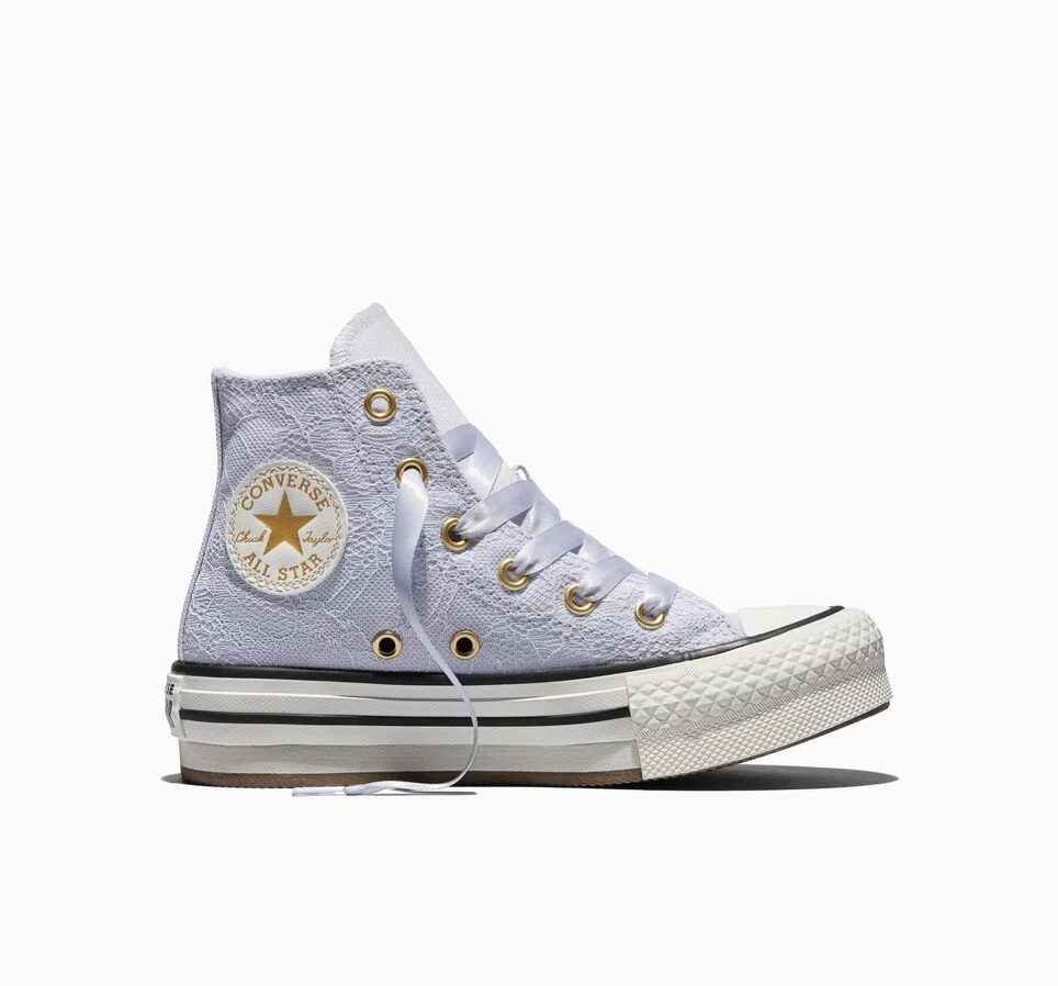 Chuck Taylor All Star Lift Platform Lace Almost Lavender/Gold