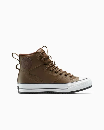 Chuck Taylor All Star Water-Repellent Hiker Boot Grounded/Totally Fudged/White, Outer Side View