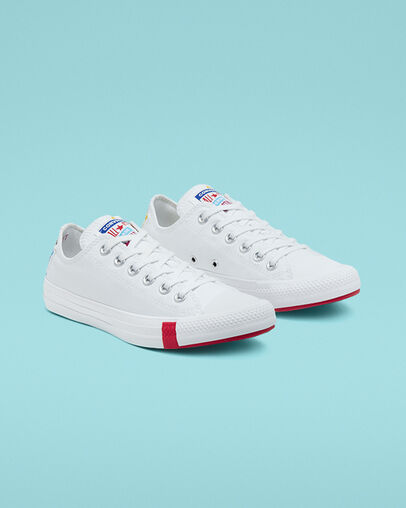 Logo Play Chuck Taylor All Star White/University Red/Black