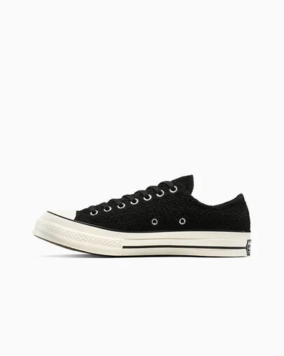 Chuck 70 Suede Black/Egret/Black, Inner Side View