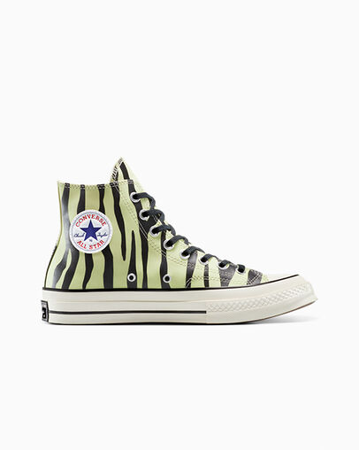 Glow-In-The-Dark Zebra Print Light Dune/Black/Egret, Outer Side View