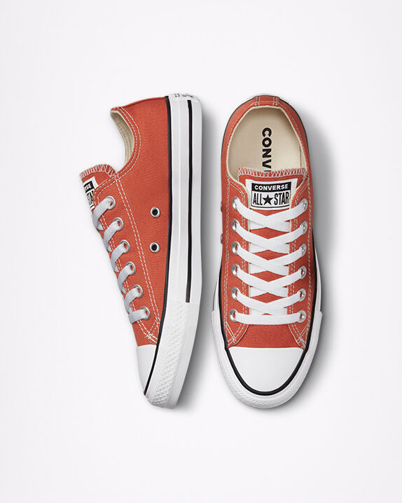 burnt orange platform converse