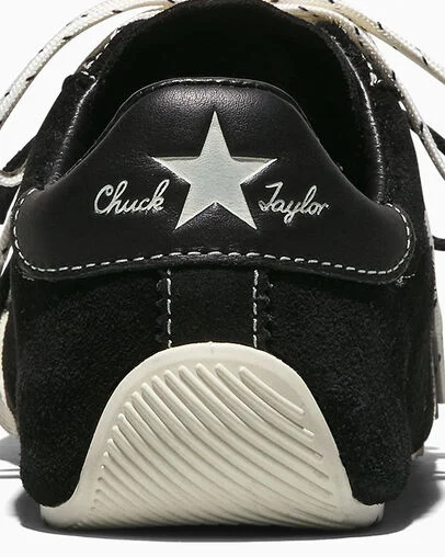 Chuck Taylor Lo Black/Black/Egret, Detail Angle View