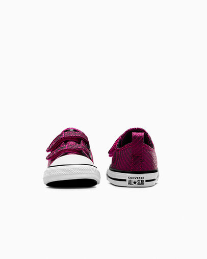Chuck Taylor All Star Easy On Sparkle Prime Pink/White/Black, Heel View