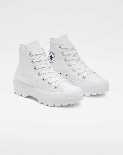 Chuck Taylor All Star Lugged High Top White/Black/White