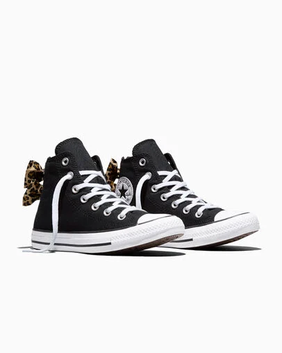 Chuck Taylor All Star Leopard Bow Black/Hay Day/White
