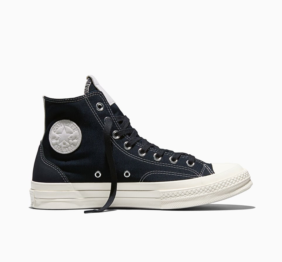 Chuck 70 Canvas & Suede Total Eclipse Black/Egret/Light Grey