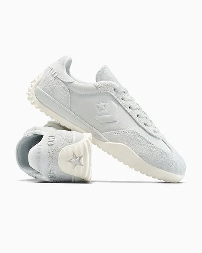 Run Star Trainer Colorful Suede Rainwashed Grey, Detail Angle View