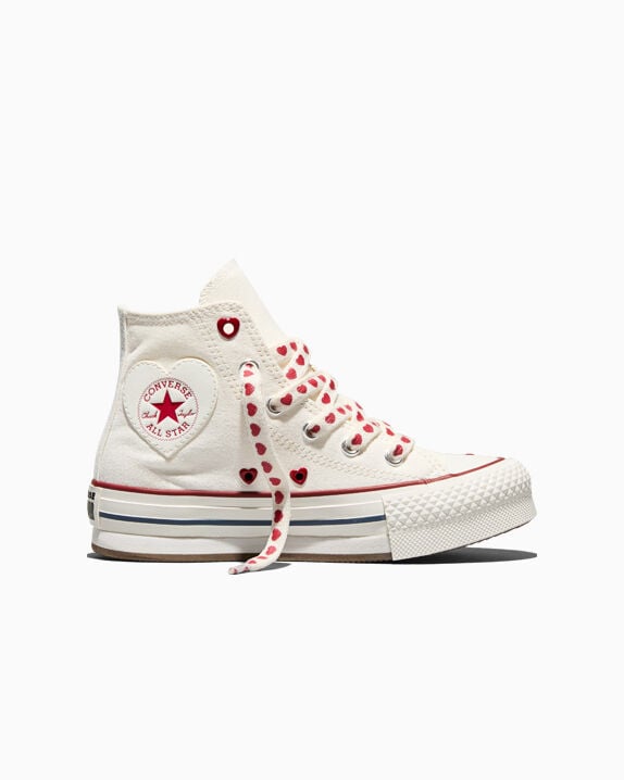 込み 新品 converse chuck taylor allstar Chuck Taylor All Star Lift Platform Valentine's Day Little Kids