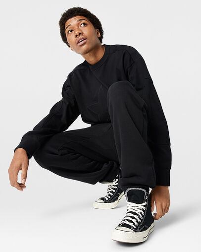 Heavyweight Jersey Crew Converse Black
