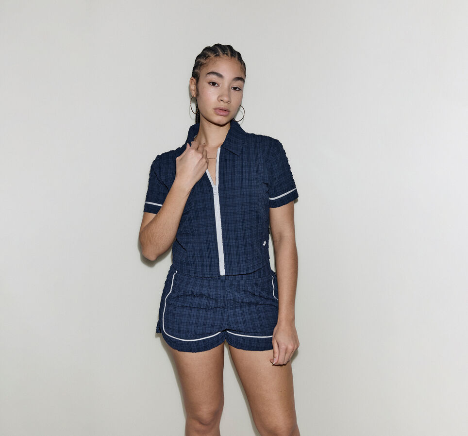 Festival Zip Polo Converse Navy